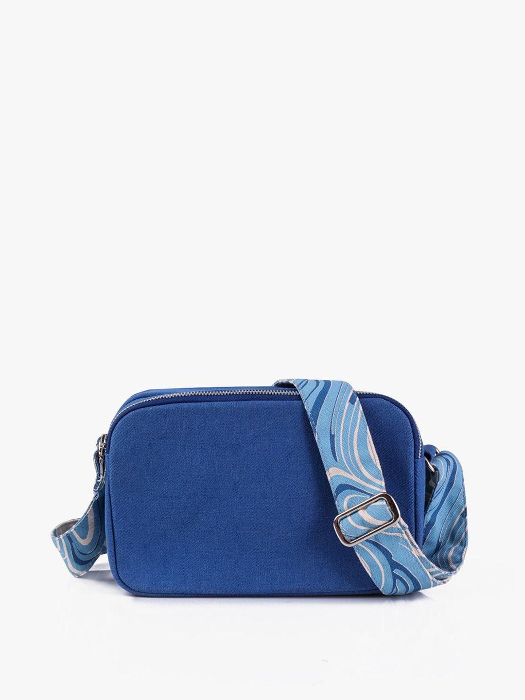 ecoright structured cotton sling bag