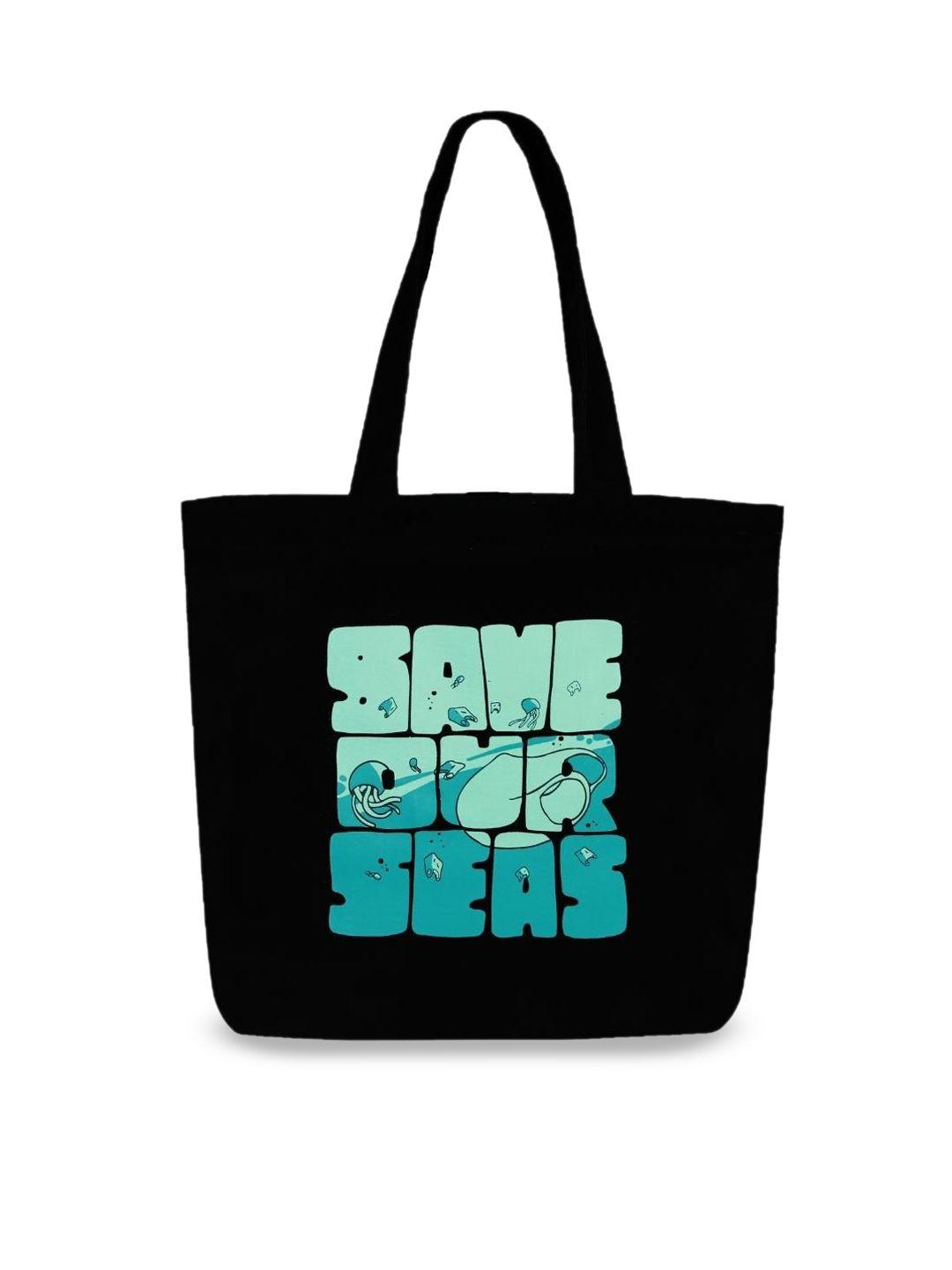 ecoright typography printed oversized shopper tote bag