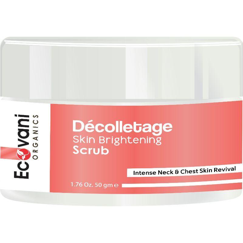 ecovani organics decolletage skin brightening scrub