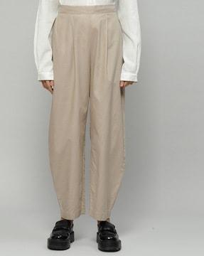 ecovero pant with pleats