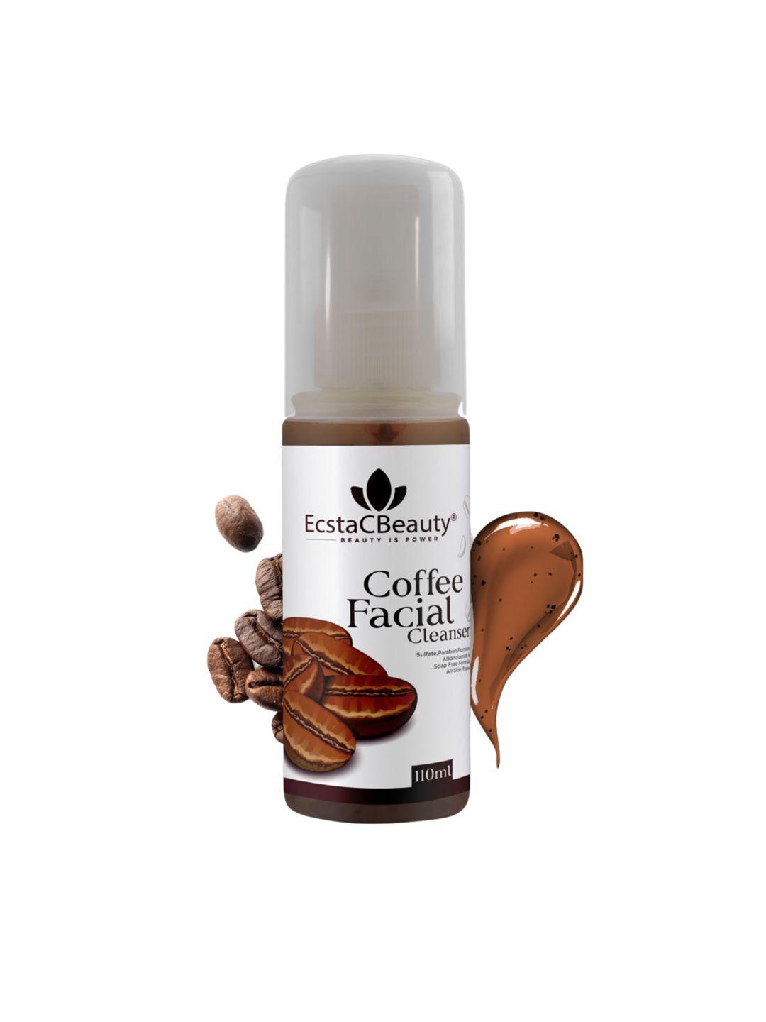 ecstacbeauty coffee tan removal facial cleanser-110 ml