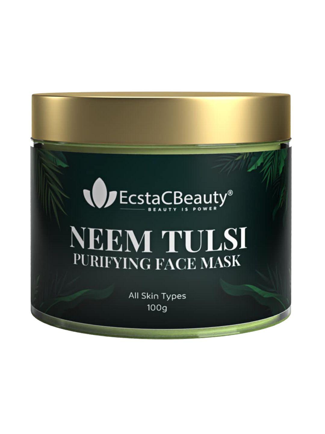 ecstacbeauty neem tulsi purifying face mask - 100 g