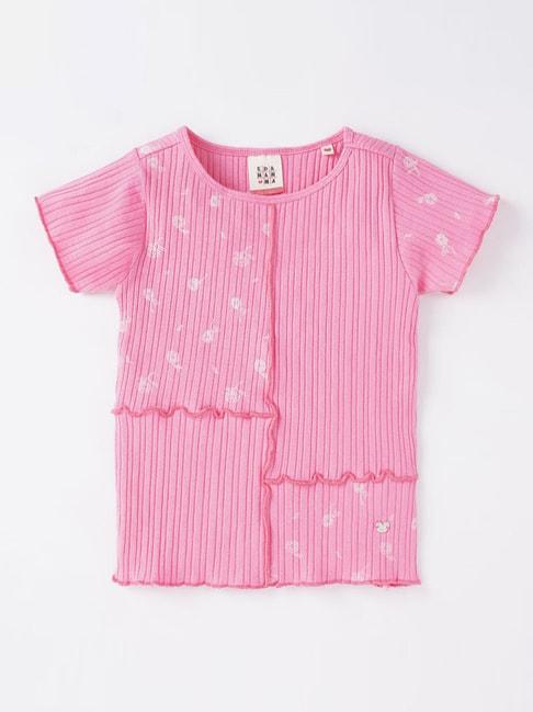 ed-a-mamma-kids-pink-cotton-printed-top