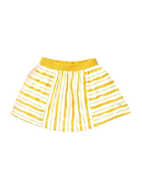 ed-a-mamma kids yellow striped skirt