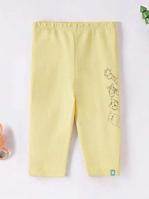 ed-a-mamma baby yellow solid joggers