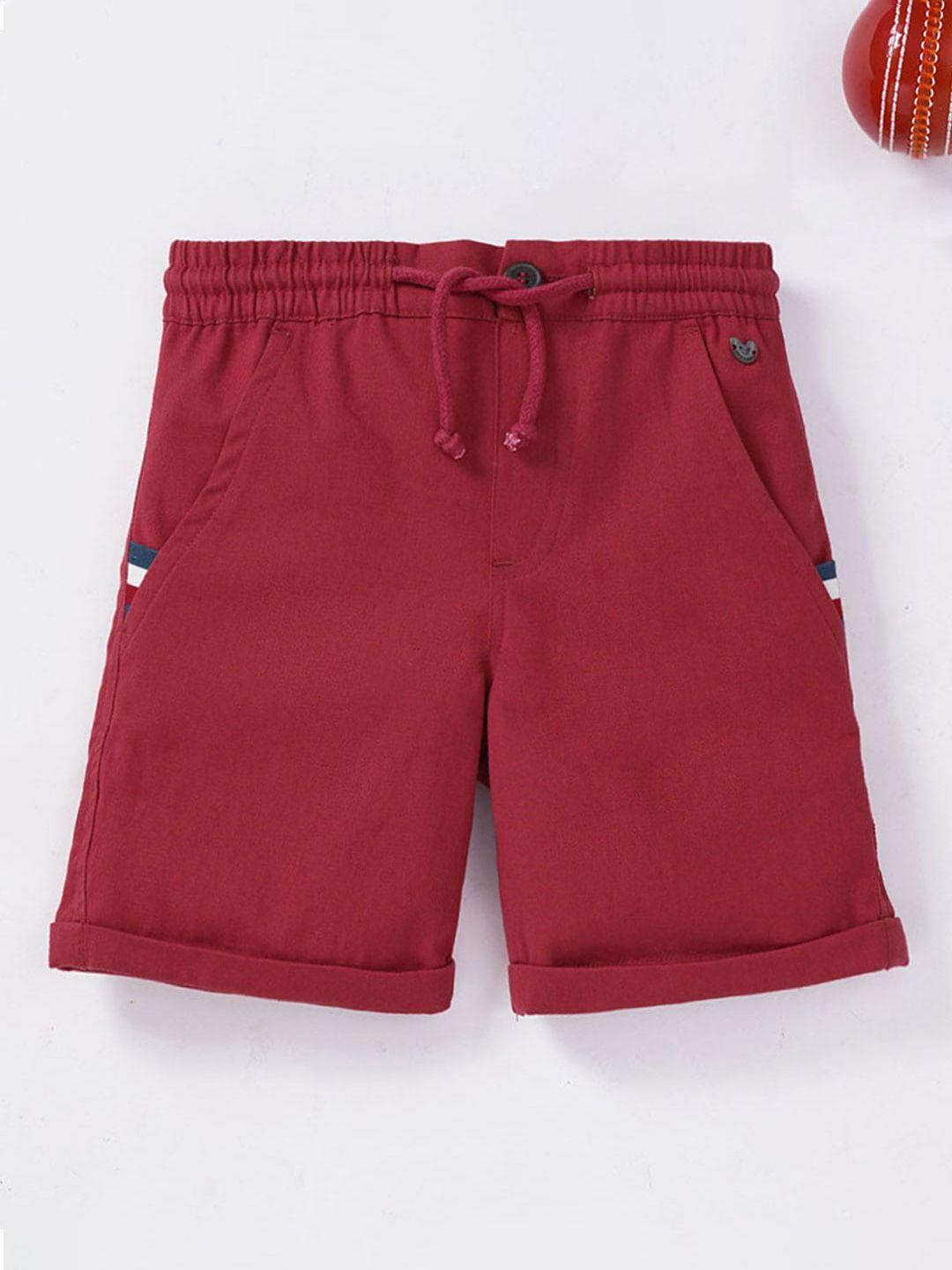 ed-a-mamma boys mid-rise above knee regular shorts