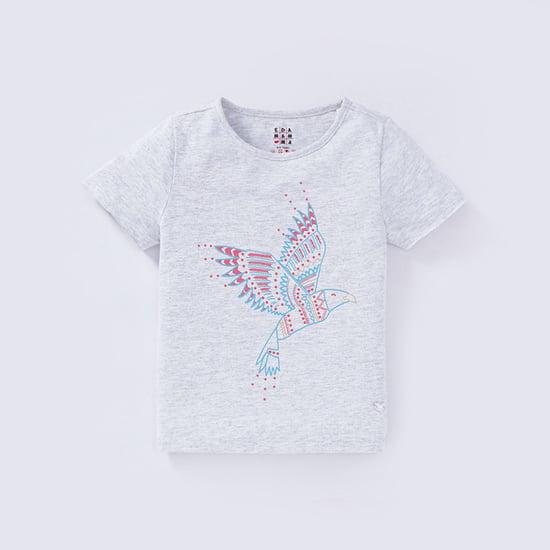 ed-a-mamma girls printed t-shirt