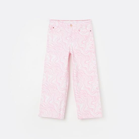 ed-a-mamma girls straight fit printed jeans