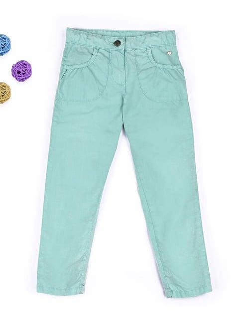 ed-a-mamma kids blue solid trouser