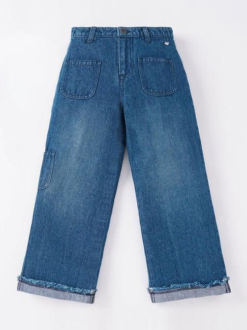 ed-a-mamma kids blue washed jeans