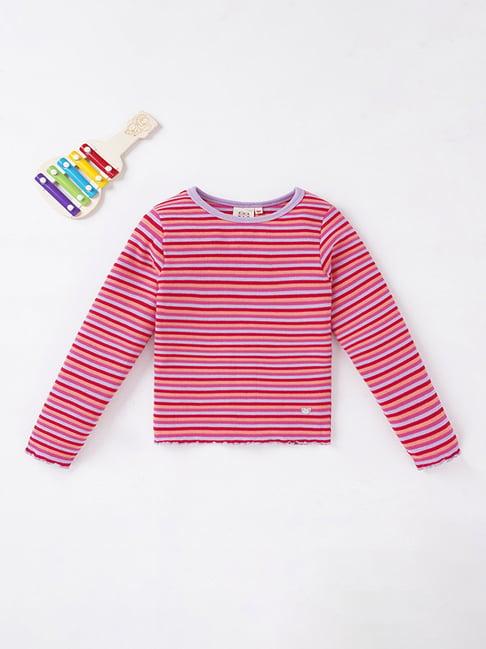 ed-a-mamma kids multicolor striped t-shirt