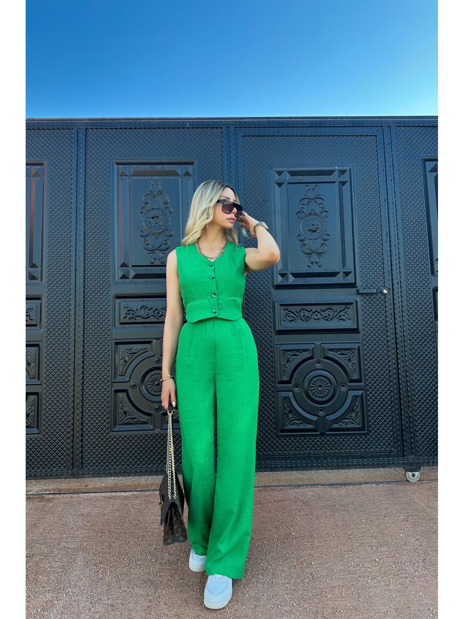 eda green co-ord (set of 2)