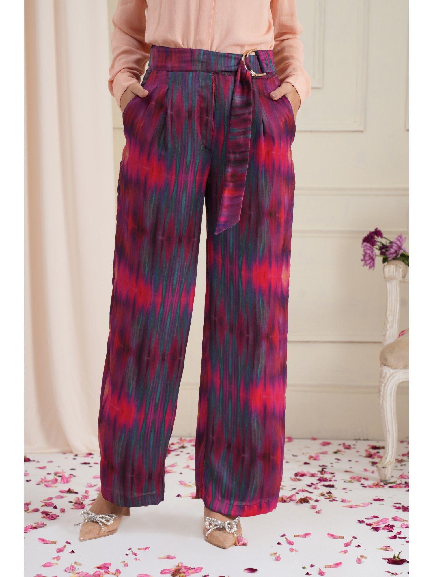 eden ikat parallel trousers