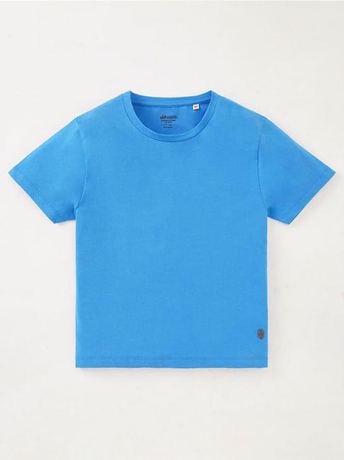 edheads kids blue cotton regular fit t-shirt