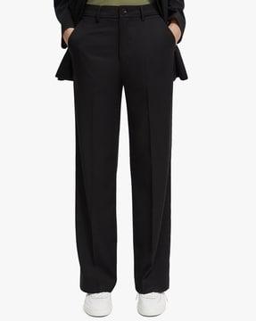 edie high-rise wide-leg trousers