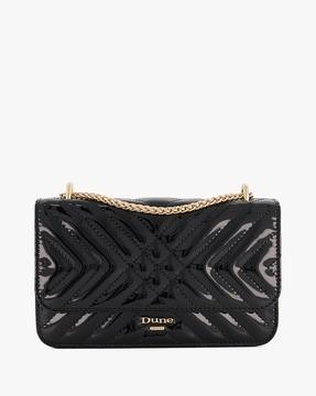 edorchie-quilted chain handle shoulder bag