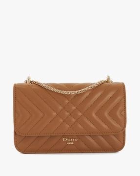 edorchie-quilted chain handle shoulder bag