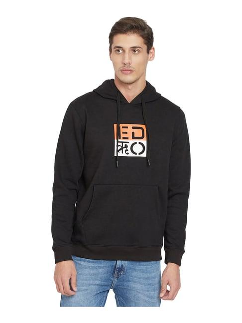 edrio black hooded sweatshirt