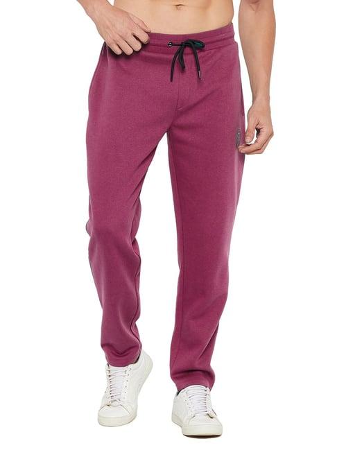 edrio dusty pink regular fit trackpants