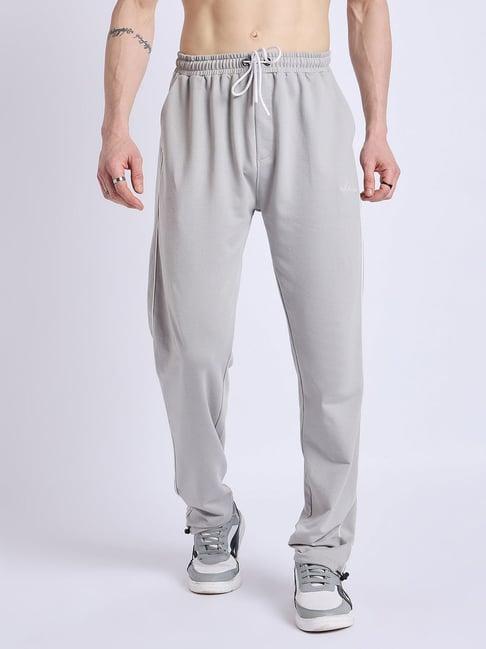 edrio grey regular fit trackpants