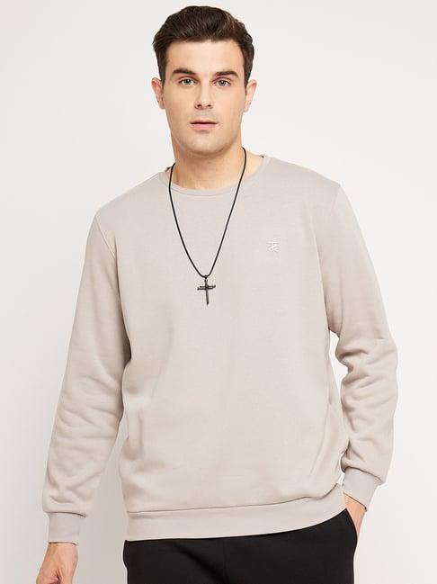 edrio light grey relaxed fit sweatshirt