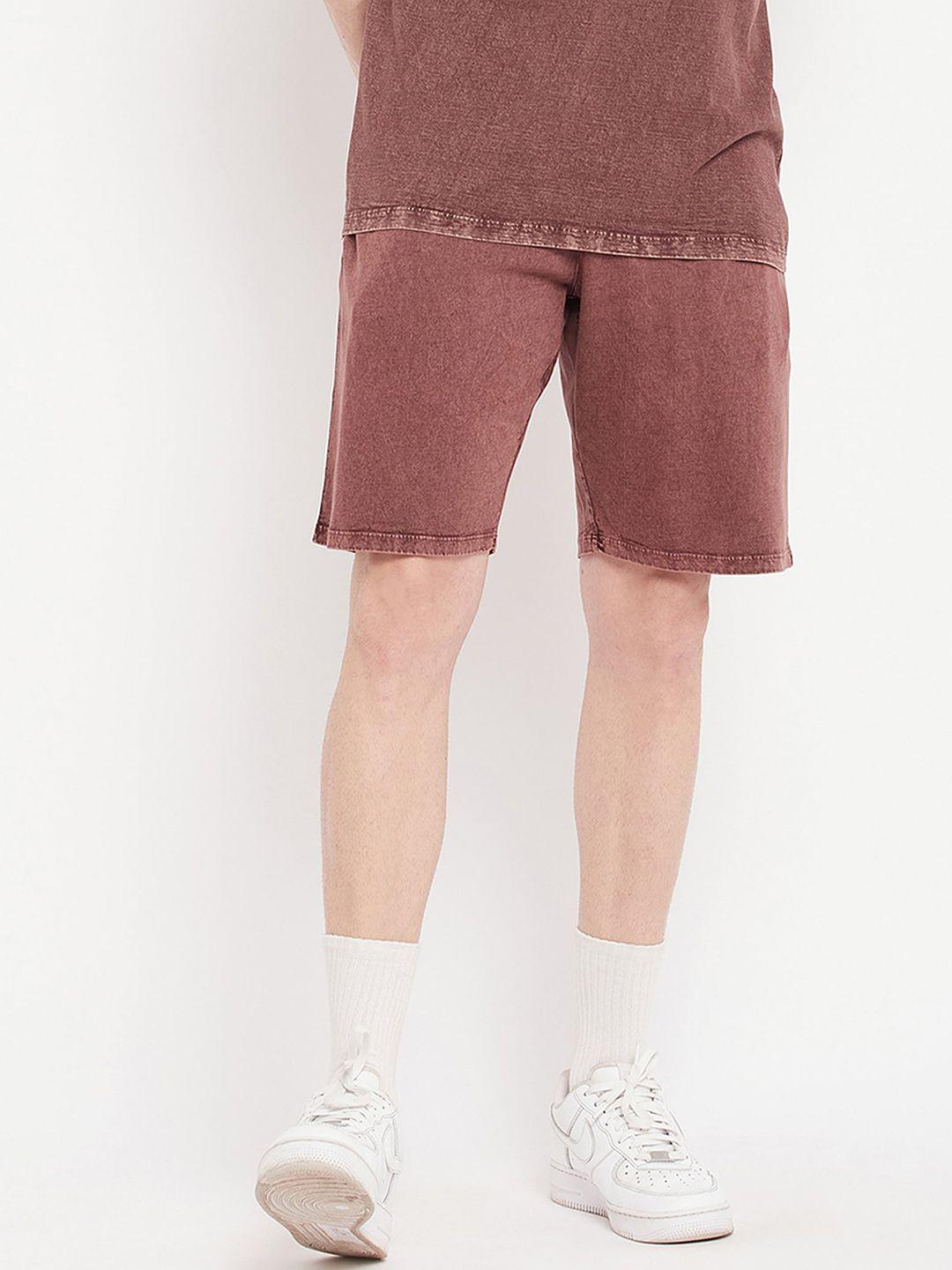 edrio mid-rise cotton shorts
