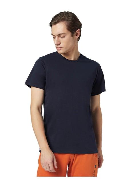 edrio navy regular fit t-shirt