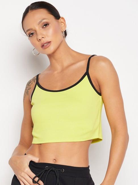 edrio neon green tank top