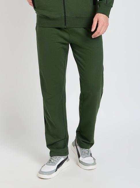 edrio olive regular fit trackpants