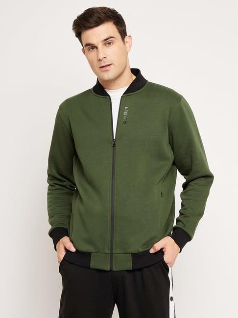 edrio olive relaxed fit sweatshirt