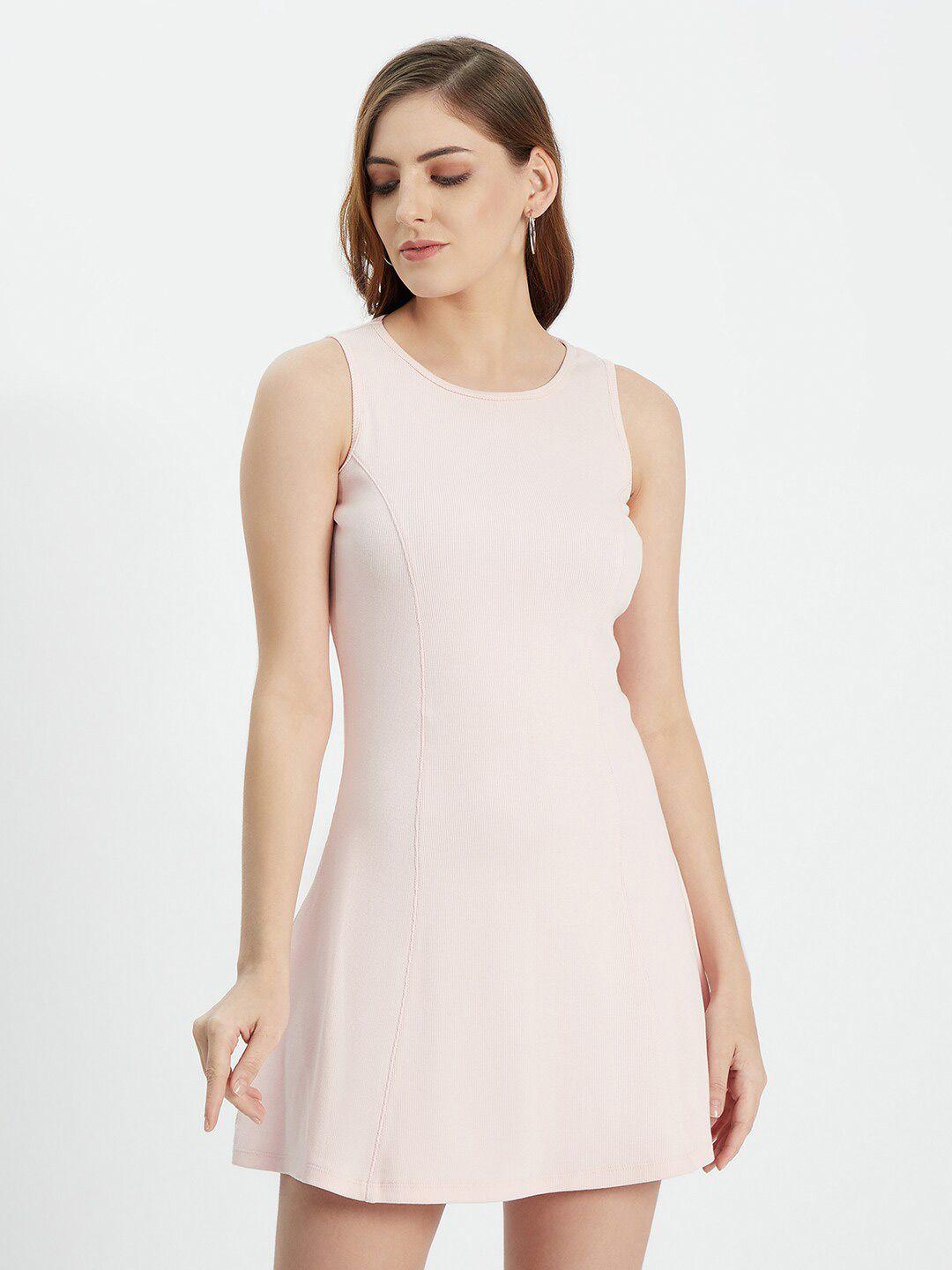 edrio pink mini dress