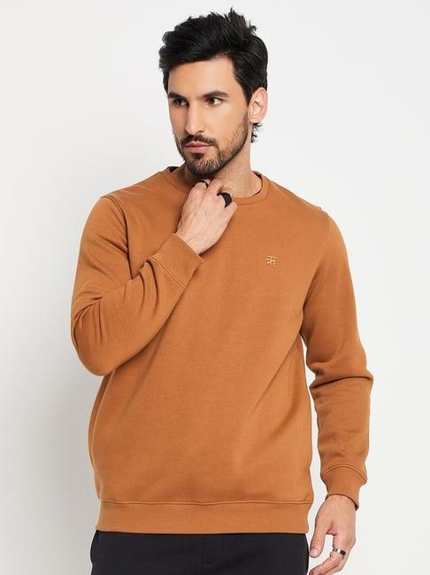 edrio roasted pecan relaxed fit sweatshirt