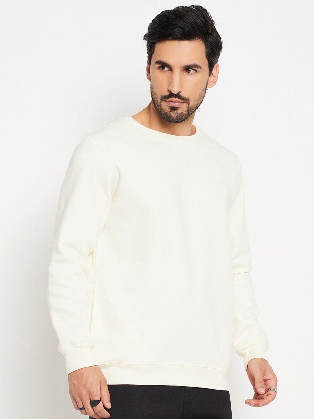 edrio round neck fleece pullover sweatshirt