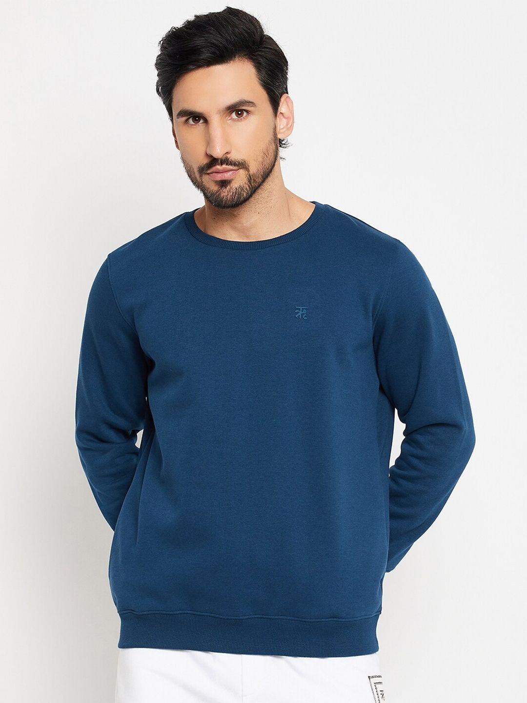 edrio round neck fleece pullover sweatshirt