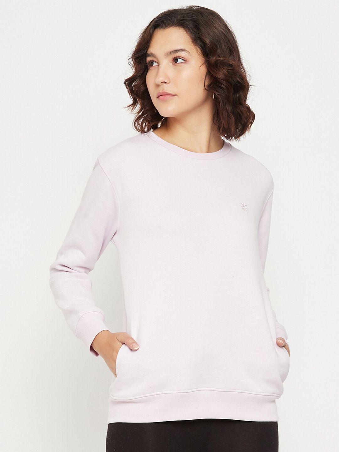 edrio round neck fleece pullover sweatshirt