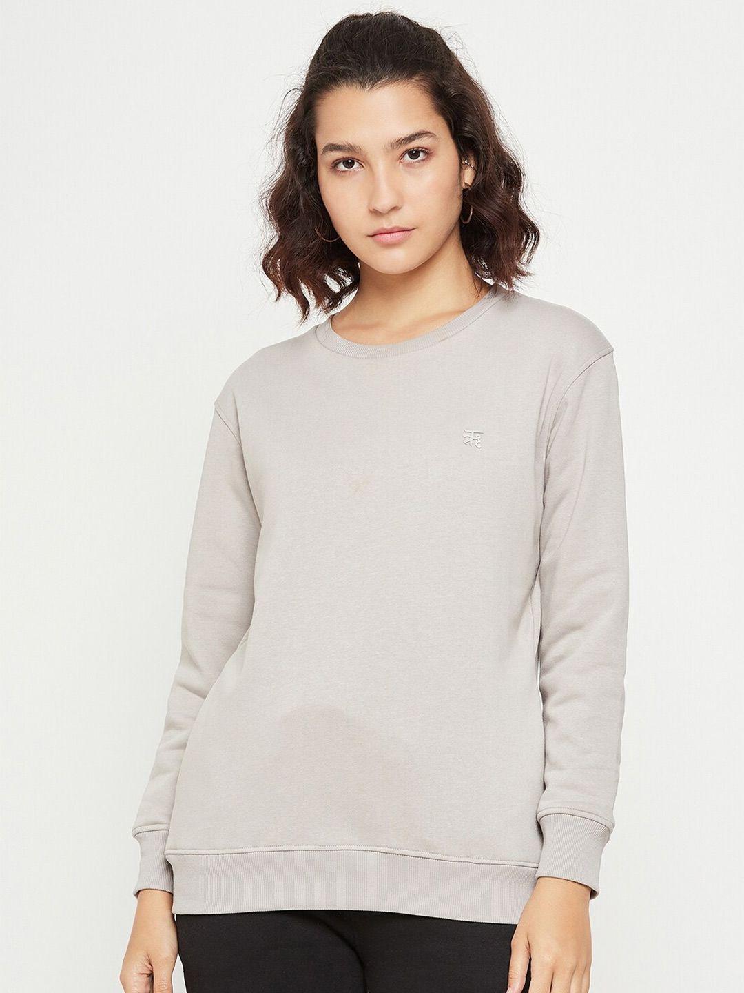 edrio round neck fleece sweatshirt