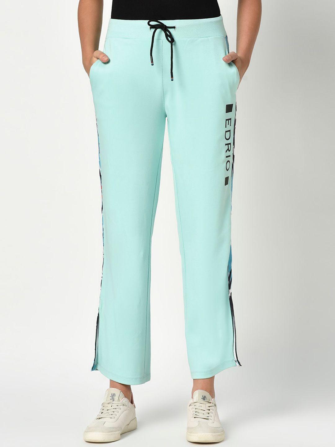 edrio women green track pants