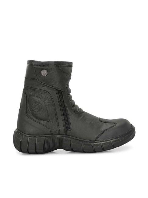 eego italy men's black casual boots