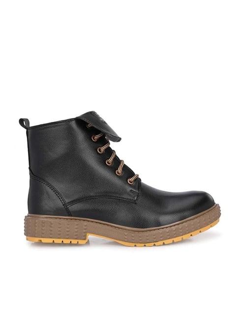 eego italy men's black casual boots