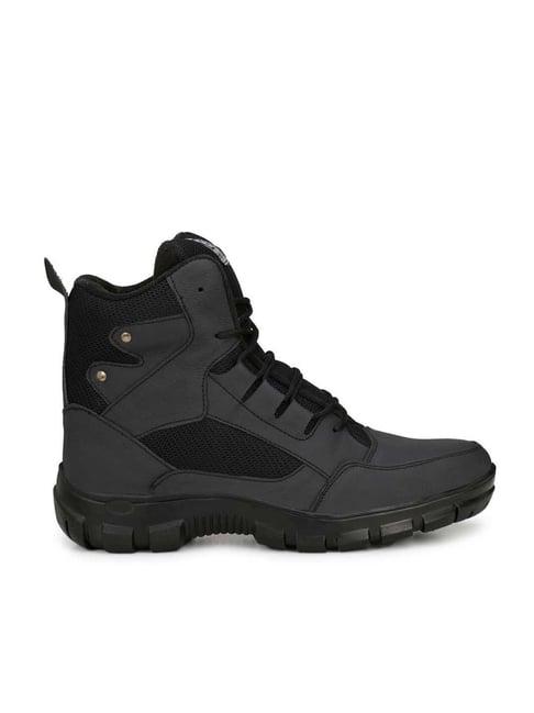 eego italy men's black casual boots