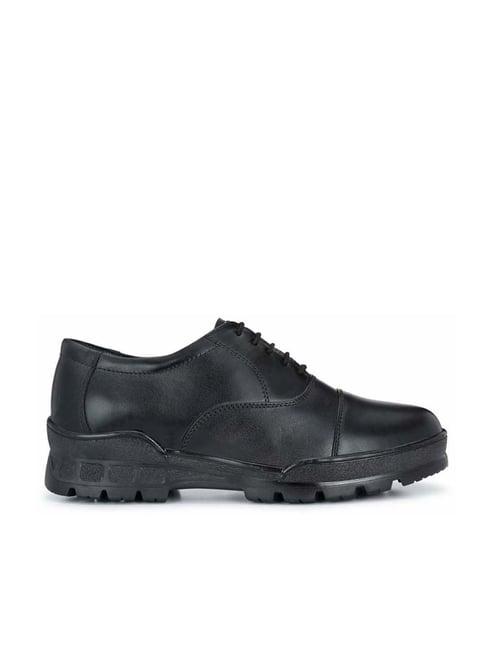 eego italy men's black oxford shoes