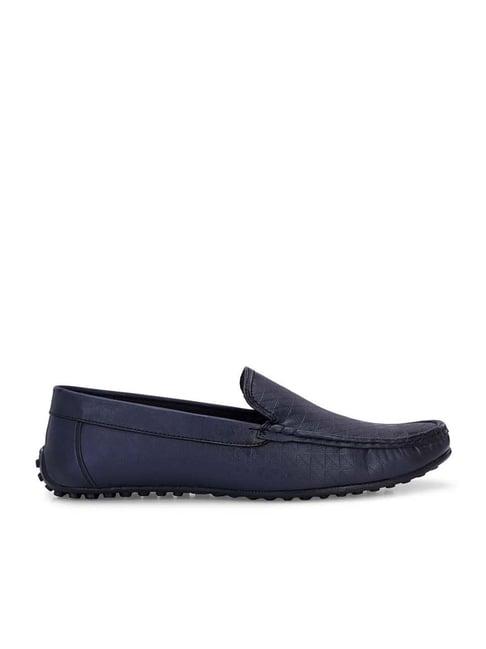 eego italy men's blue casual loafers