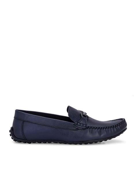 eego italy men's blue casual loafers