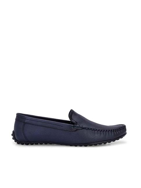 eego italy men's blue casual loafers