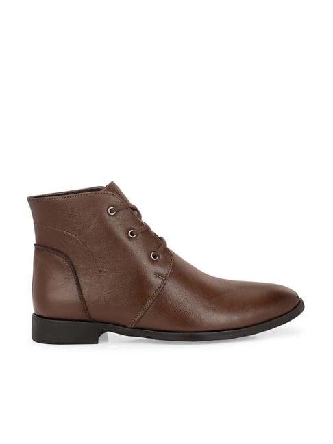 eego italy men's brown casual boots