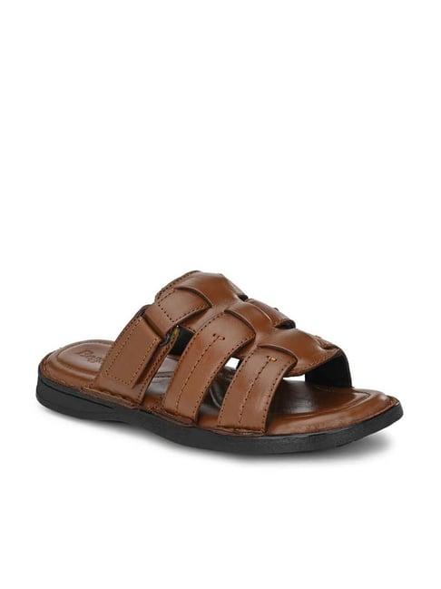 eego italy men's brown casual sandals