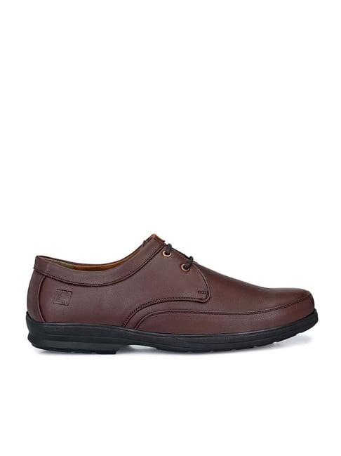 eego italy men's brown derby shoes