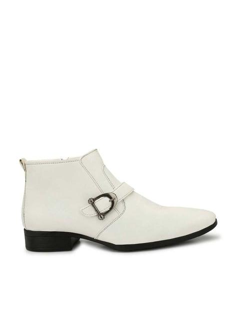 eego italy men's white casual boots