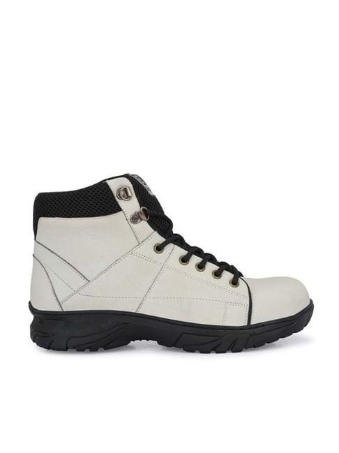 eego italy men's white casual boots