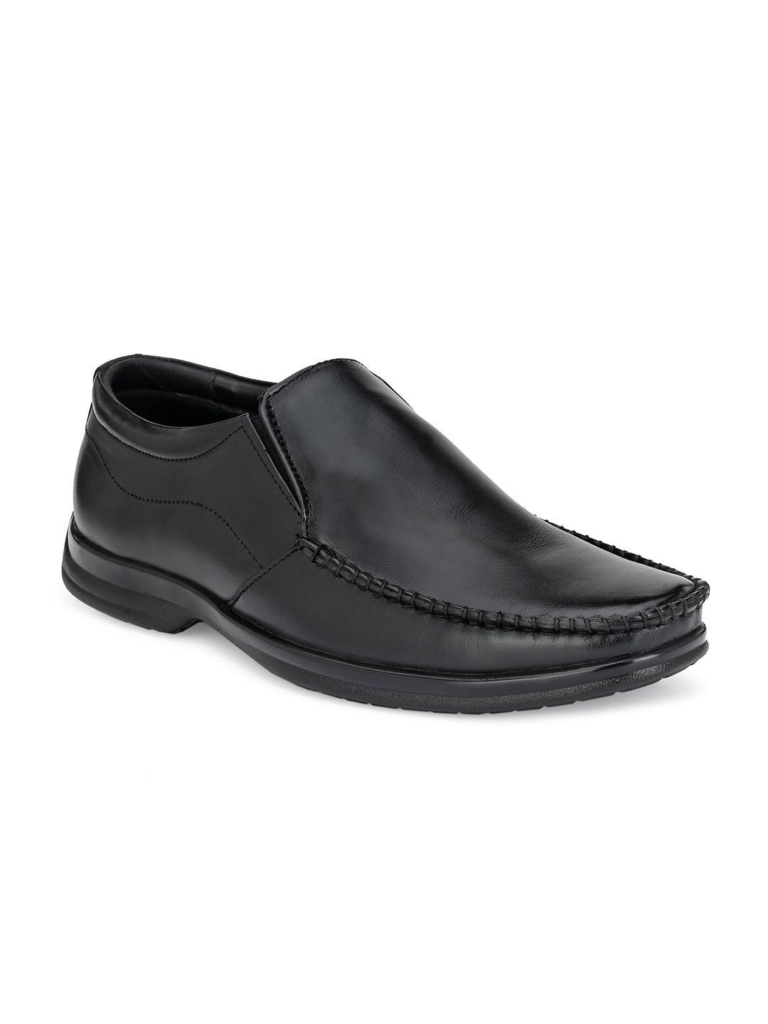 eego italy men genuine leather formal slip on shoes